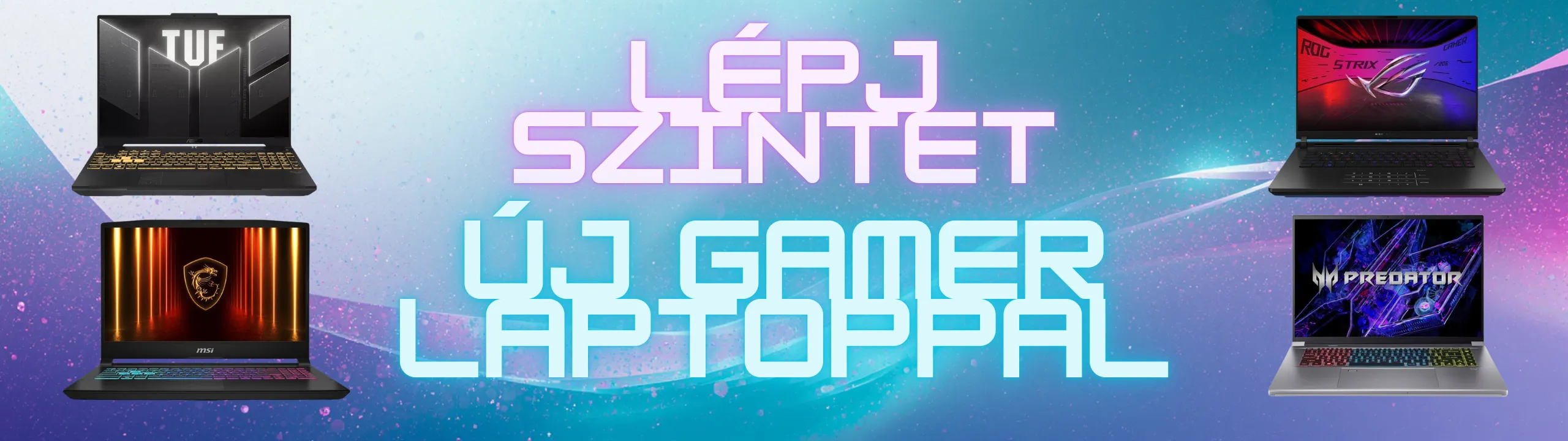 gamer laptopok banner