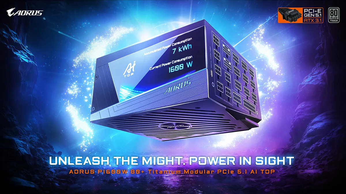 A GIGABYTE egy új 1600W teljesítményű tápegységgel rukkolt elő