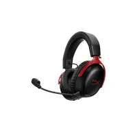 HP HYPERX A59Z0AA fejhallgató vezeték nélküli stereo mikrofonnal PC, Mac, PS5, mobileszközök fekete-piros