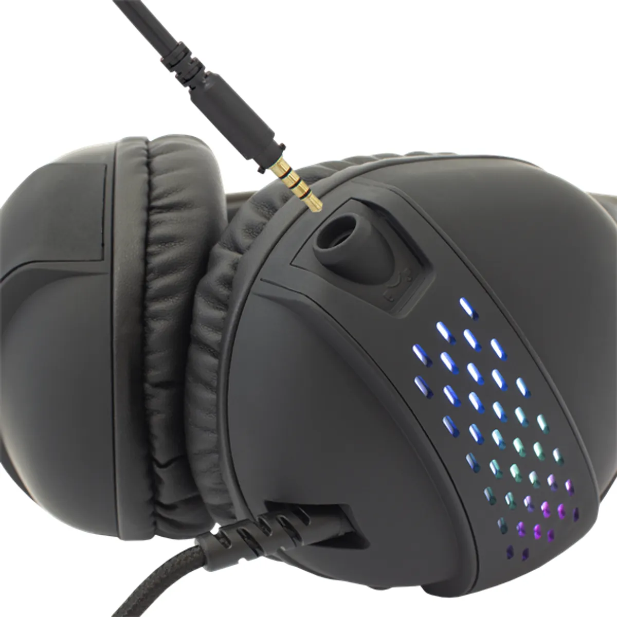 Whiteshark GH-2140 Ox RGB gamer fejhallgató 50 mm meghajtó USB és 2x 3,5 mm, RGB világítás, mikrofon eltávolítható, 20-20000 Hz #4
