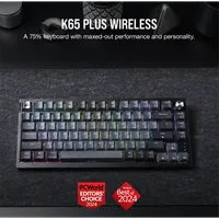 Corsair CH-91D401L-NA K65 Plus Wireless Mechanikus MX red