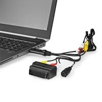 Nedis VGRRU101BK videó grabber scart 3x rca s-video usb 2.0 5 v dc Windows 7-11 480p #2