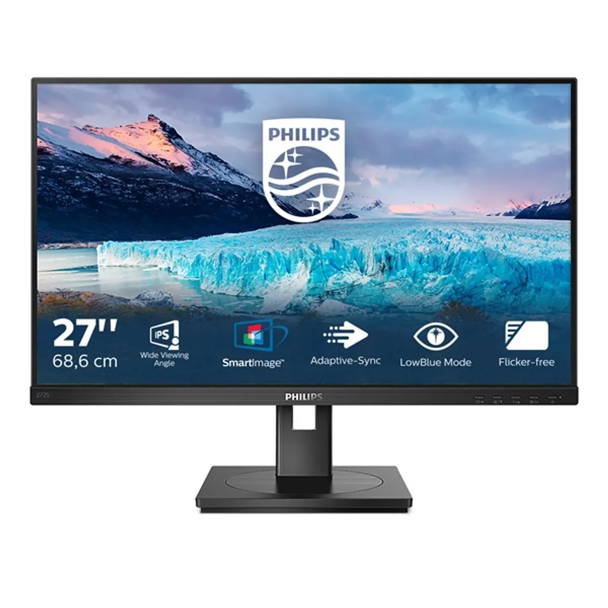 PHI MON 272S1AE/00 monitor IPS 27" FHD 75Hz 4ms HDMI DP DVI D-Sub 100x100 VESA #1