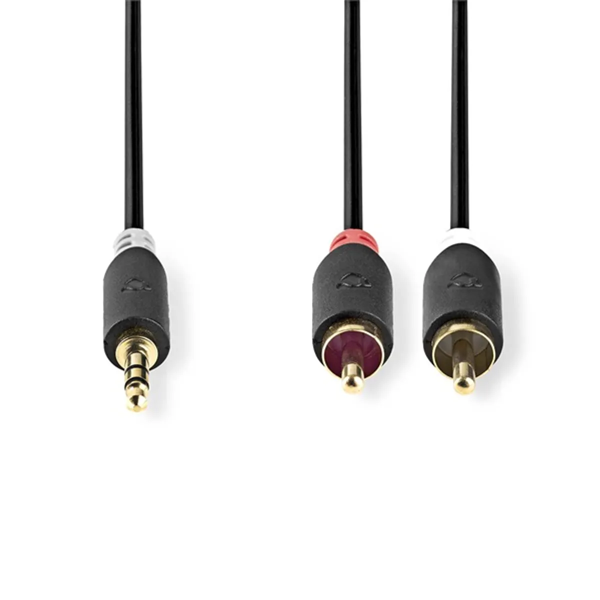 NEDIS CABW22200AT30 sztereó audió kábel 3,0 m 3,5 mm férfi 2x RCA aranyozott árnyékolt #2