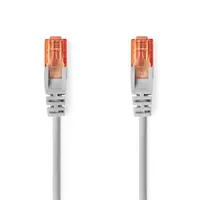 NEDIS CCGL85230GY200 UTP Cat6 patch kábel, RJ45 aranyozott érintkezők, hossz 20 m, szürke
