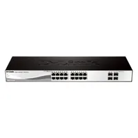 D-Link DGS-1210-20/E 16-portos gigabites switch 4x SFP Layer 2 menedzselt STP VLAN 256 #1