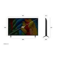 LG TV 43NANO80A3B.AEU Nano80 LED 4K UHD Smart TV 3xHDMI 43" 60 Hz VESA 200x200 #3