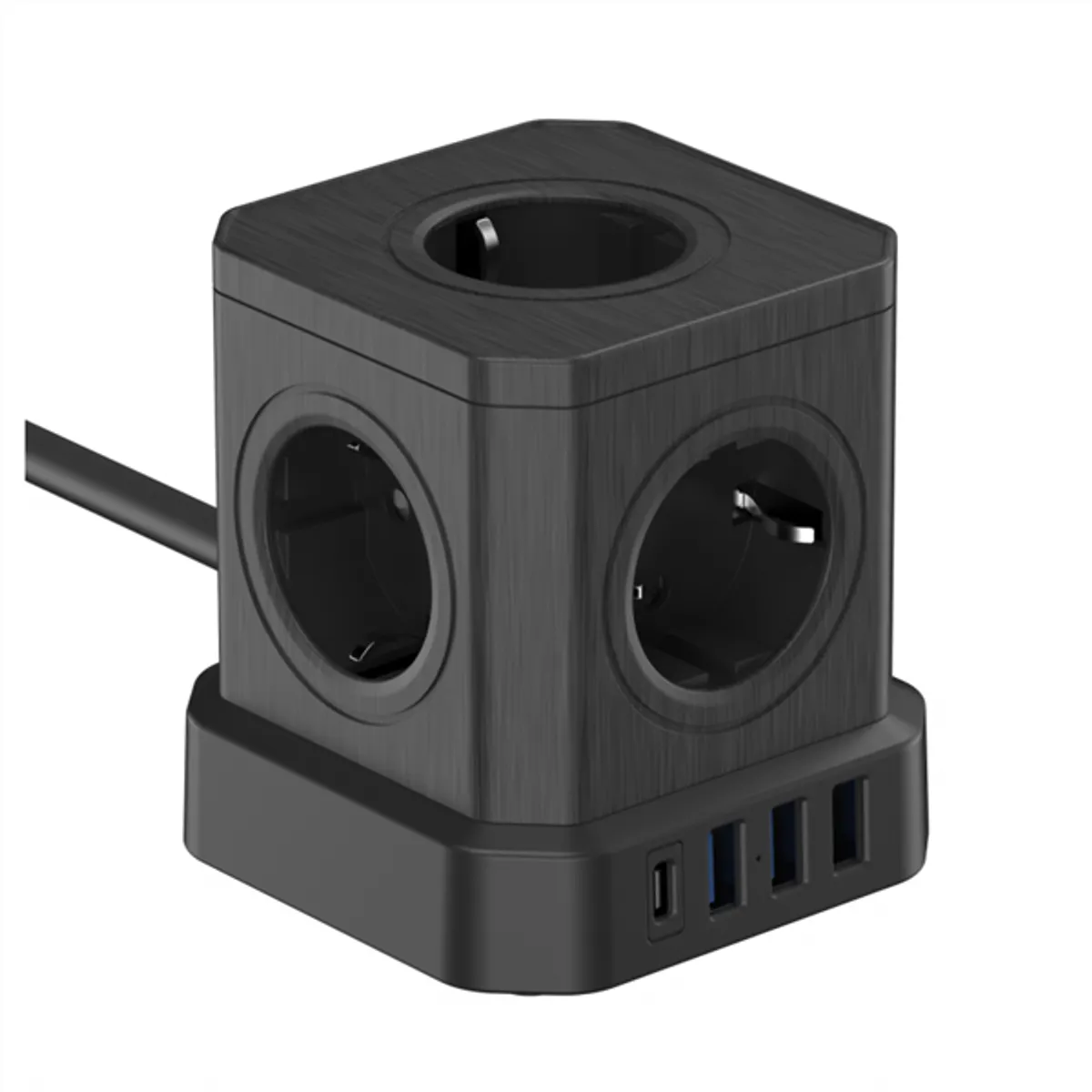 Newell NL4387 GaN power cube 9in1 5 AC aljzat 3 USB-A 1 USB-C 4000 W 1,5 m kábel #3