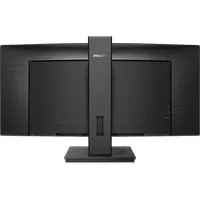 PHI MON 345B1C/00 34" ívelt kijelző 3440x1440 21:9 VA 100 Hz HDMI DP USB-C USB hub 4 portok beépített hangszóró VESA 100x100 #6