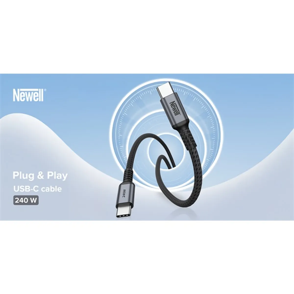 NEWELL NL4441 USB-C 240 W PD kábel 2 m E-marker PD 3.1 #5