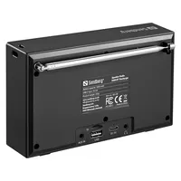 Sandberg 421-39 Rádió DAB BT Recharge 3W RMS FM 57 mm 2.0" TFT USB-C töltés 2000 mAh #4