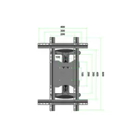 MULTIBRACKETS 7350105212307 Fali konzol 400x600 32"-55" VESA 100x100..400x600 max 30 kg fekete #2