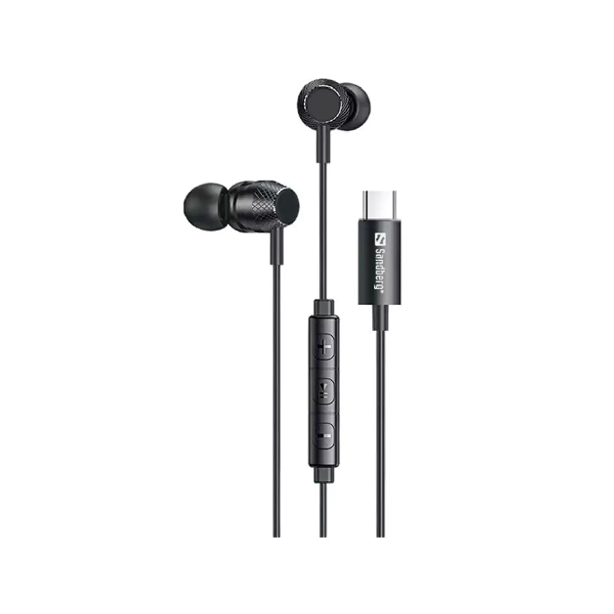 SANDBERG 126-50 Fülhallgató vonalmikrofonos 10mm hangszóróátmérő USB-C és USB-A #3