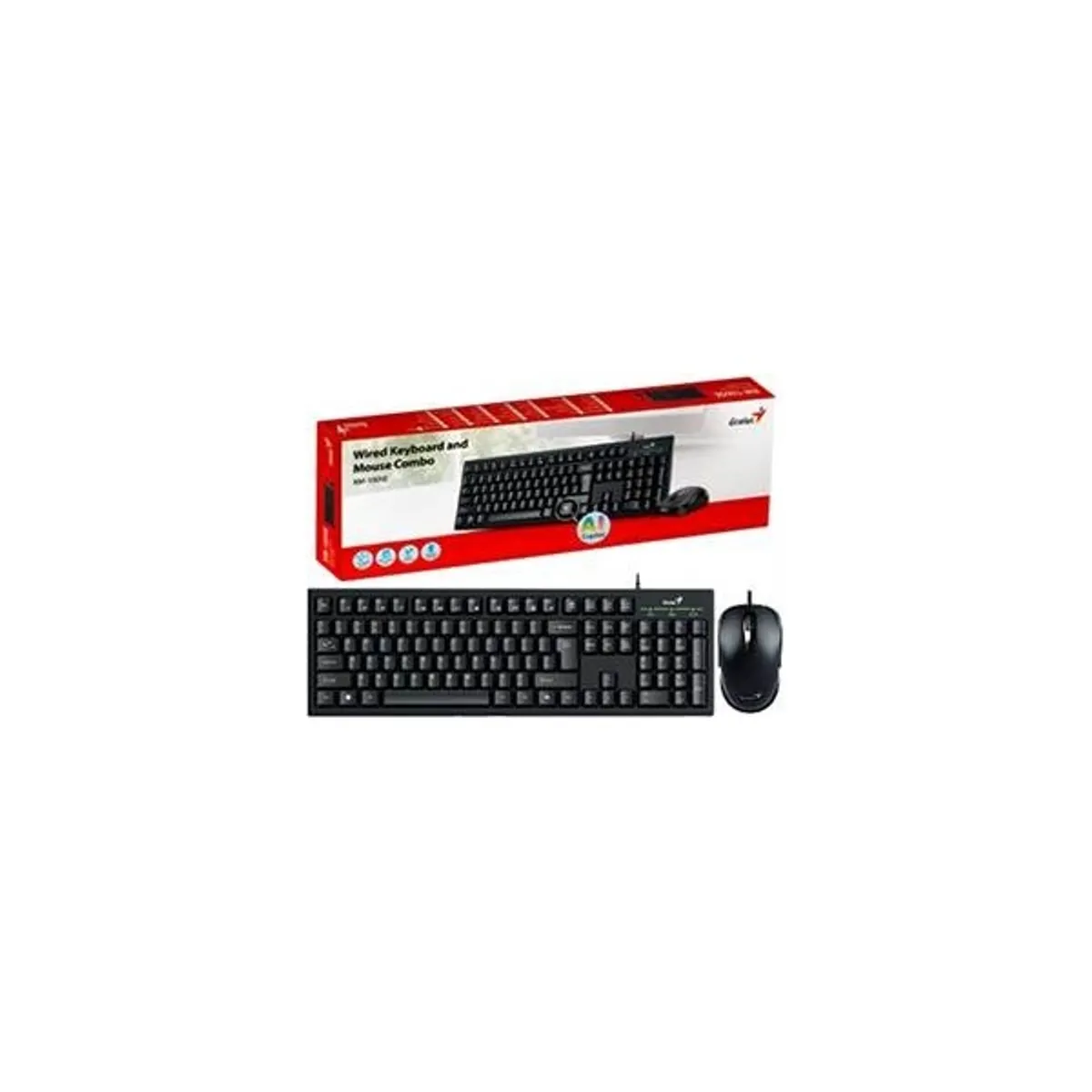 GENIUS KM-100SE billentyűzet világítás nélküli hu vezetékes pc-kompatibilis nem mechanikus #1
