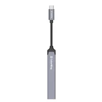 Colorway CW-HUB04 USB-C hub 4-port 1x USB 3.0, 3x USB 2.0 alumínium ötvözet sötétszürke 0,12 m #8