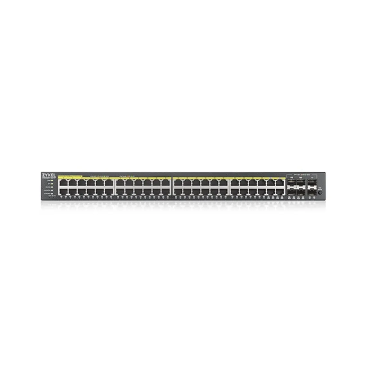ZYXEL GS2220-50HP-EU0101F 50-portos GbE Layer 2 menedzselt PoE rack-be szerelhető 6x SFP #1