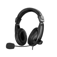 SANDBERG 325-27 Saver USB Headset Large mikrofon hangerő-szabályzó 1,8 m kábel fekete