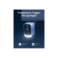 Anker T8881321 EufyCam 3C S300 4K AI arcfelismerés, beépített lámpa, kültéri, IP65, 100dB szirén, 2-1 készlet #3