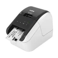 Brother QL800YJ1 QL-800 címkenyomtató 62 mm max szélesség, direkt hőnyomtatás, 300 dpi, 2 szín fekete és piros, USB 2.0 #2
