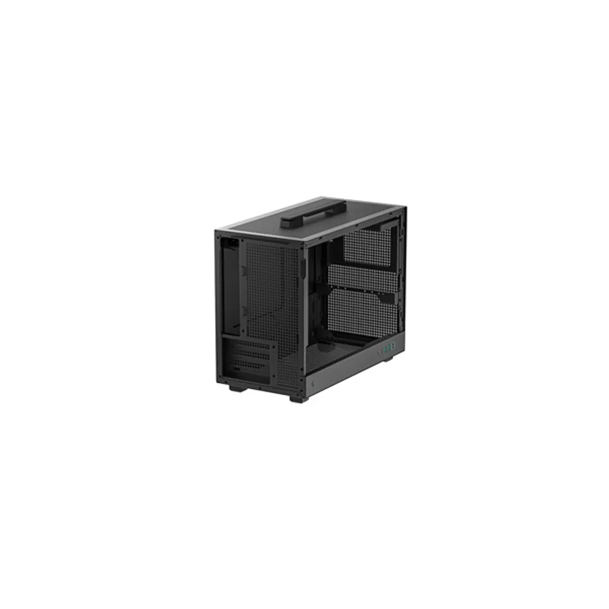 DEEPCOOL R-CH160-BKNGM0-G CH160 Plus micro-atx fekete üvegfalú #2