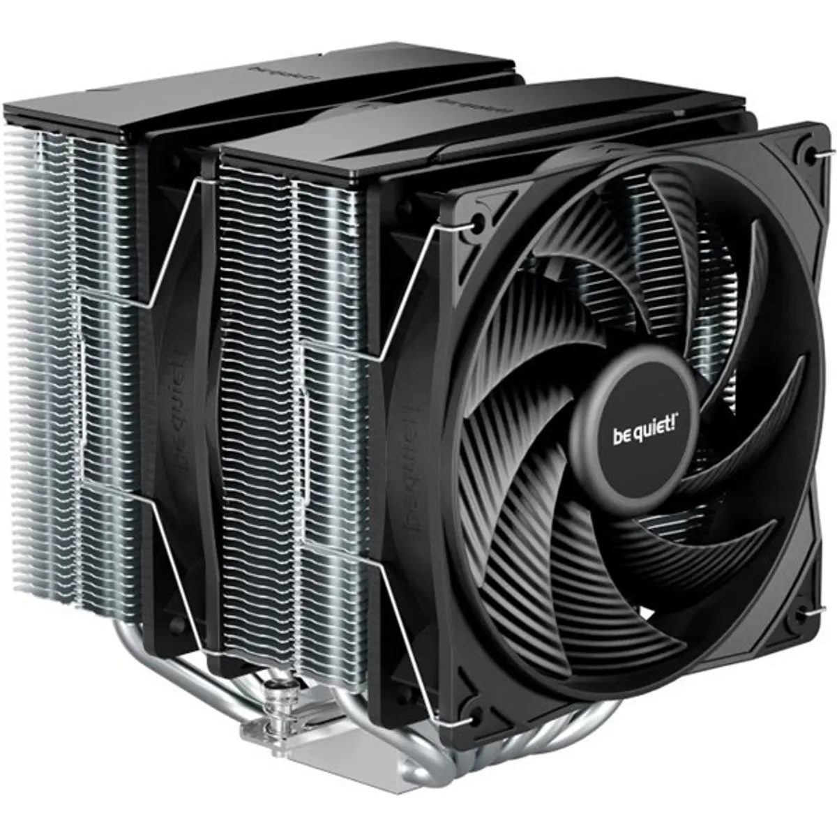 BE QUIET! BK041 Pure Rock Pro 3 250 W TDP két 120 mm PWM ventilátorral #1