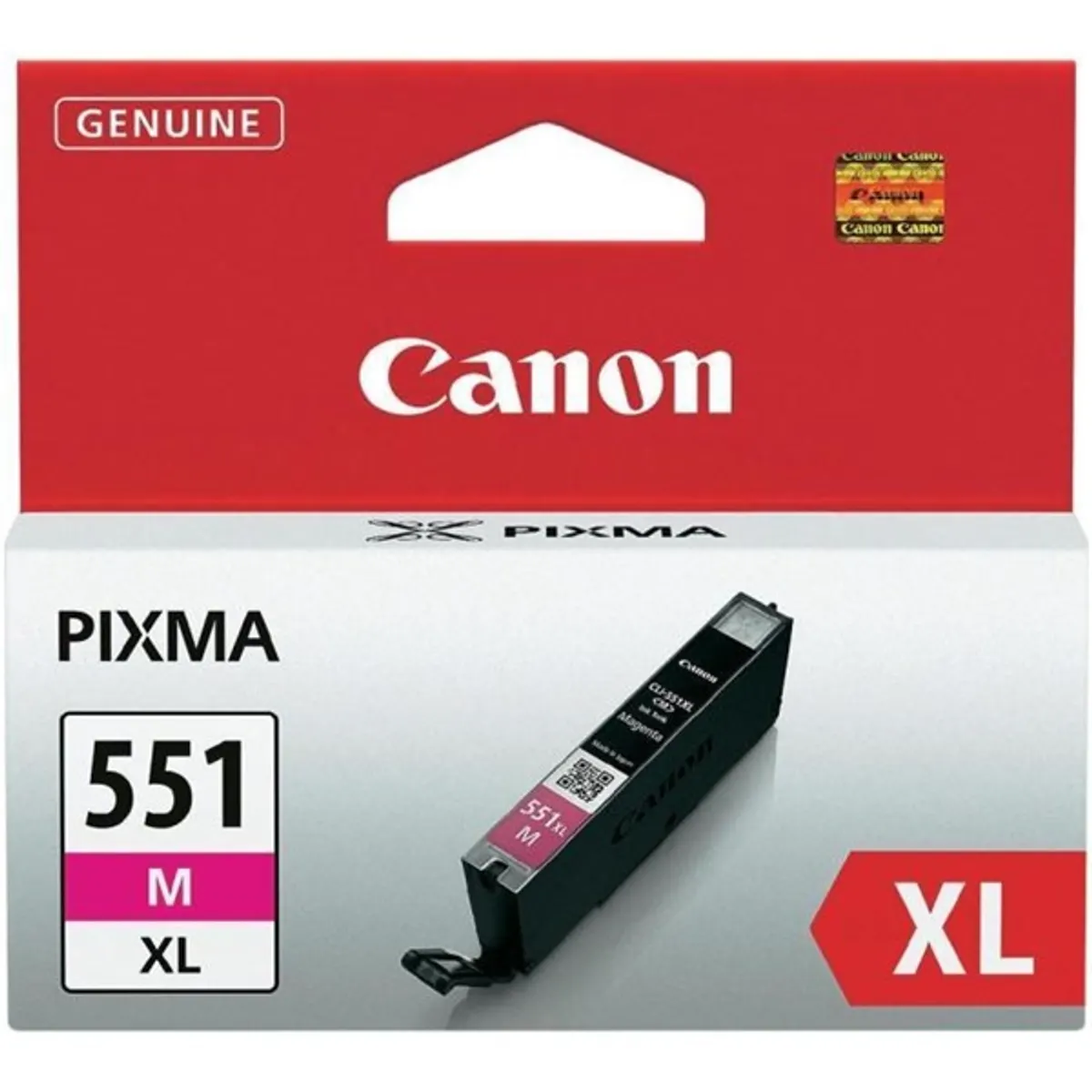 CANON 6445B001 CLI-551M XL Magenta 660 oldalak Kompatibilitás iP7250, iP8750, MG5450, MG5550 #1