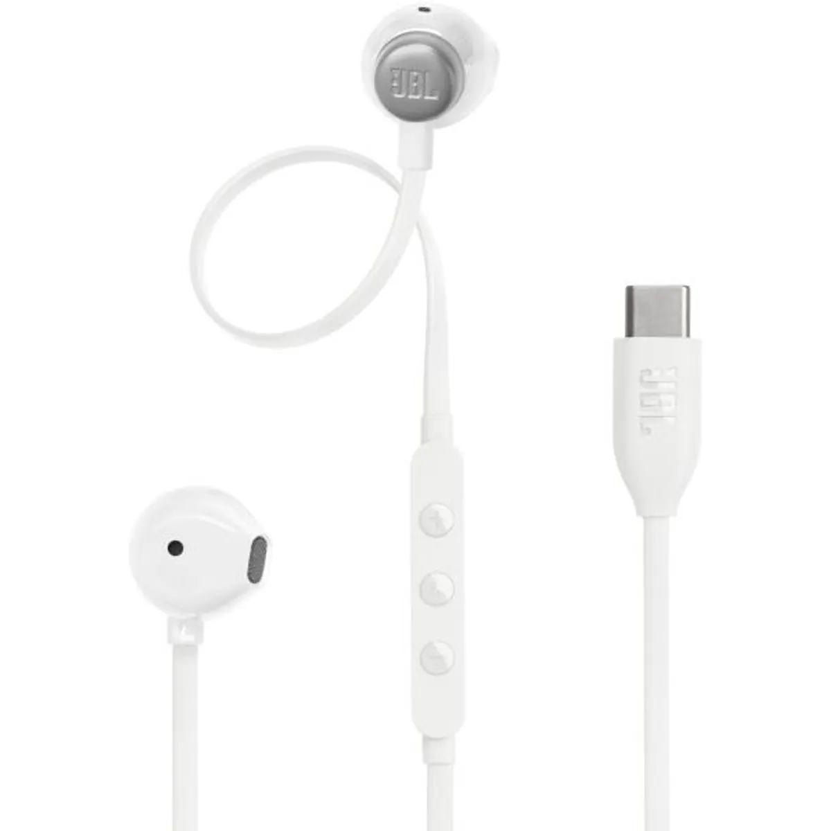JBL JBLT305CWHT Tune 305C USB-C fülhallgató 12,5 mm meghajtó, mikrofonos, 3 gombos távirányító #1