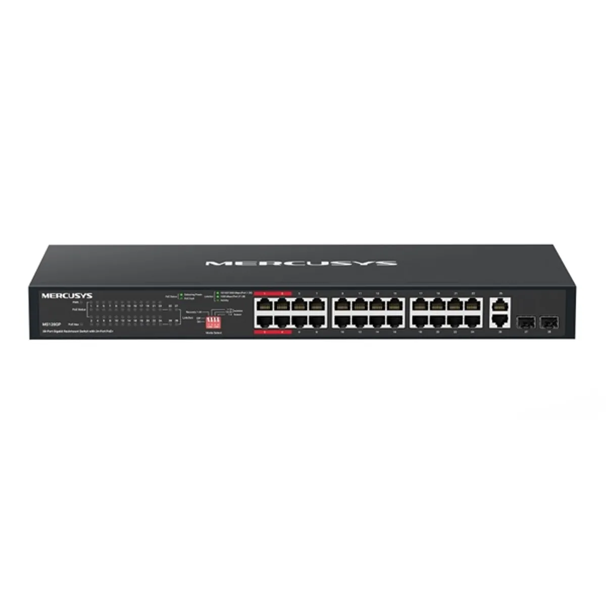 TP-LINK MS128GP 28-portos PoE nem menedzselt 2x SFP rackbe szerelhető 1Gb Réz #1