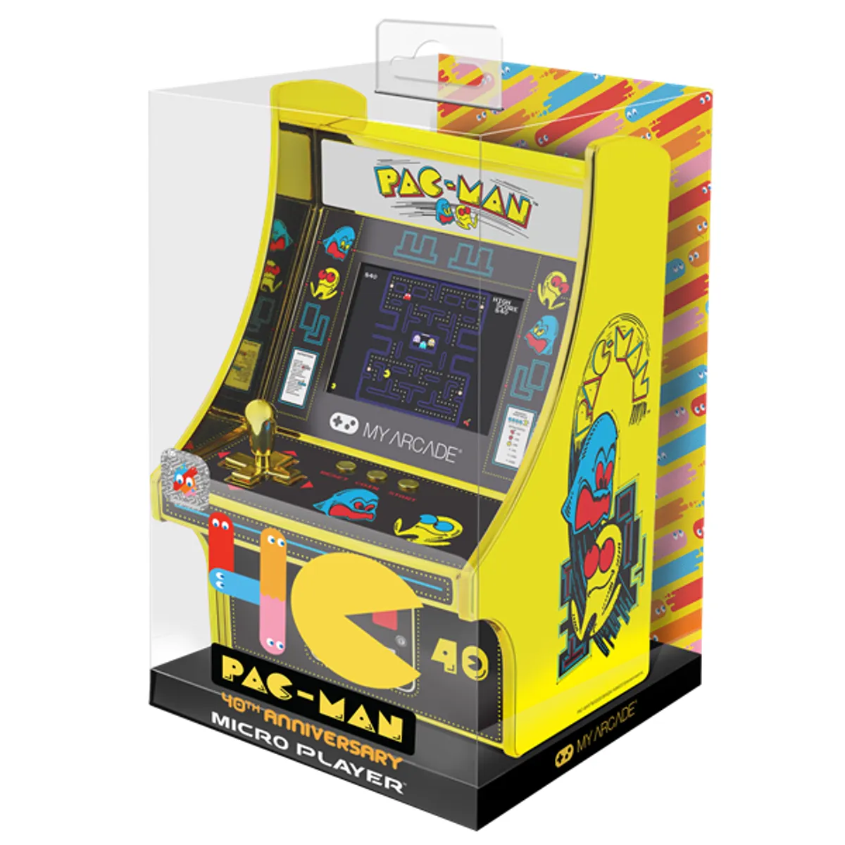MY ARCADE DGUNL-3290 Pac-Man 40th Anniversary Micro Player 6.75" #5