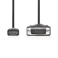 Nedis CCGL34800BK20 HDMI - DVI kábel 2 m