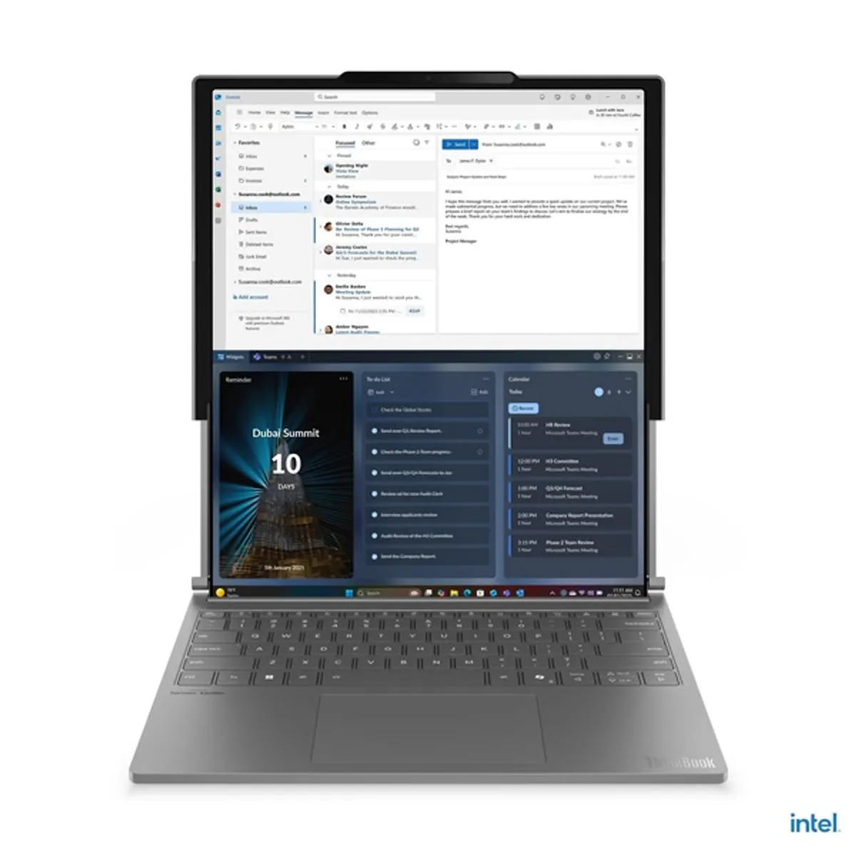 LENOVO-COM 21TR000JRM ThinkBook 14" Fényes 2000x1600 32 GB LPDDR5X SSD 1024 GB Intel Core Ultra 7 258V Windows 11 Pro Ujjlenyomat-olvasó #2