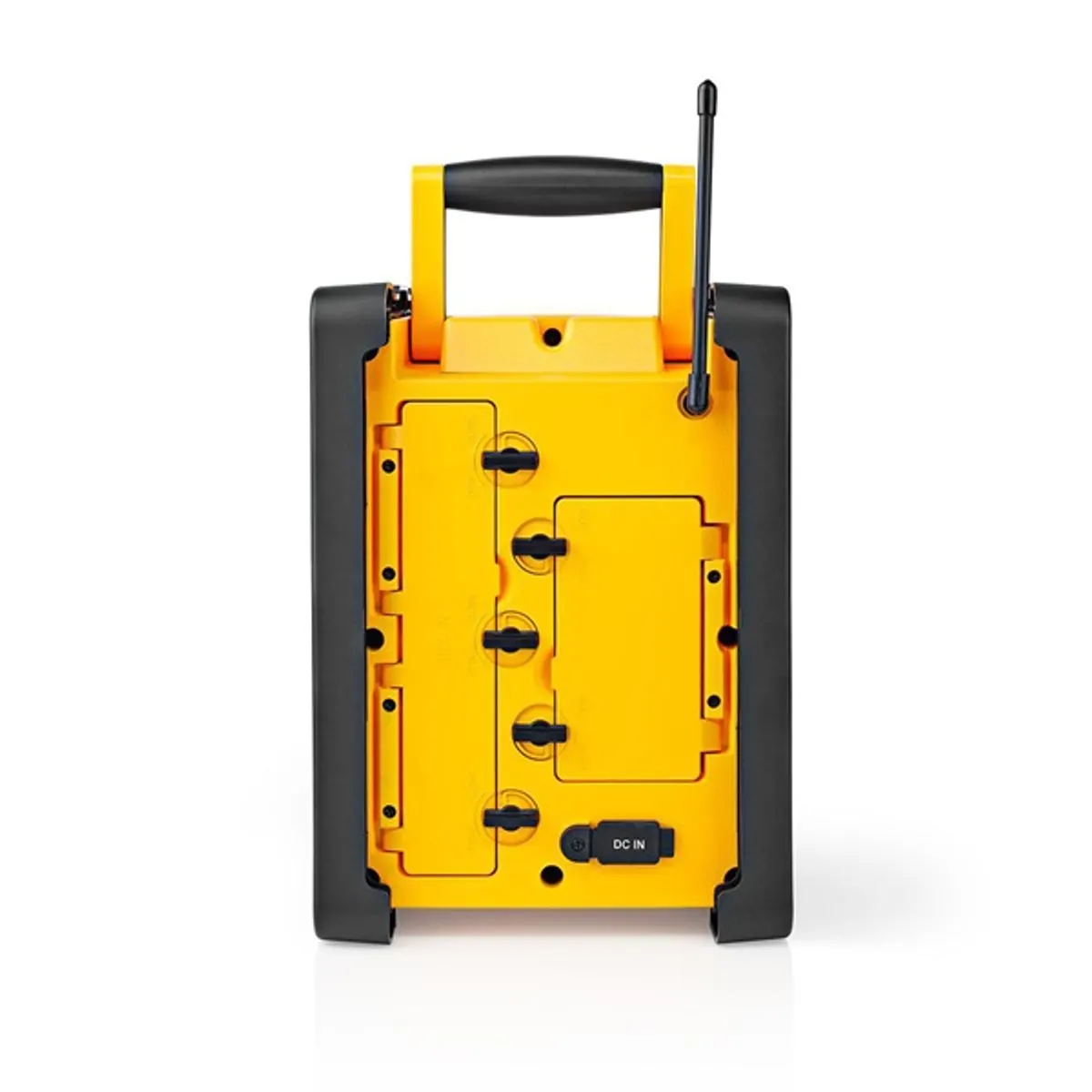 Nedis RDFM3100YW Rádió FM Bluetooth IPX5 15W 20 FM állomás 3,5 mm bemenet hordozó fogantyú #2