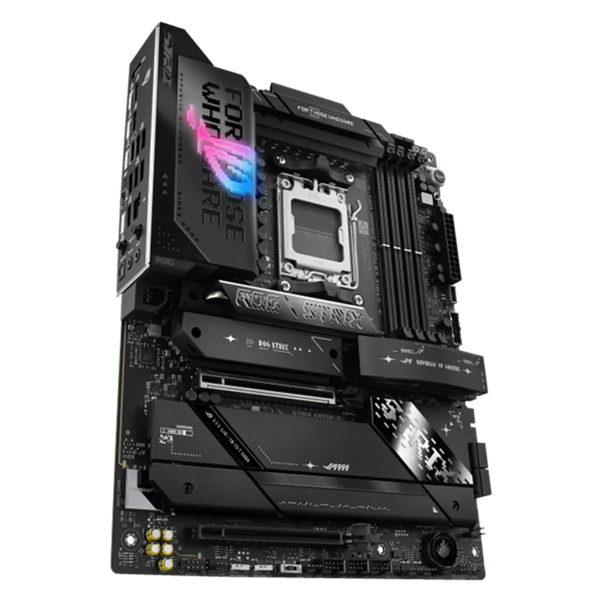 ASUS PCC ROG STRIX X870E-E GAMING WIFI ROG Strix X870E-E AM5 ATX DDR5 5200MHz 192GB 4 memóriahely M.2 HDMI SATA4 RAID WiFi LAN 5Gbps #1