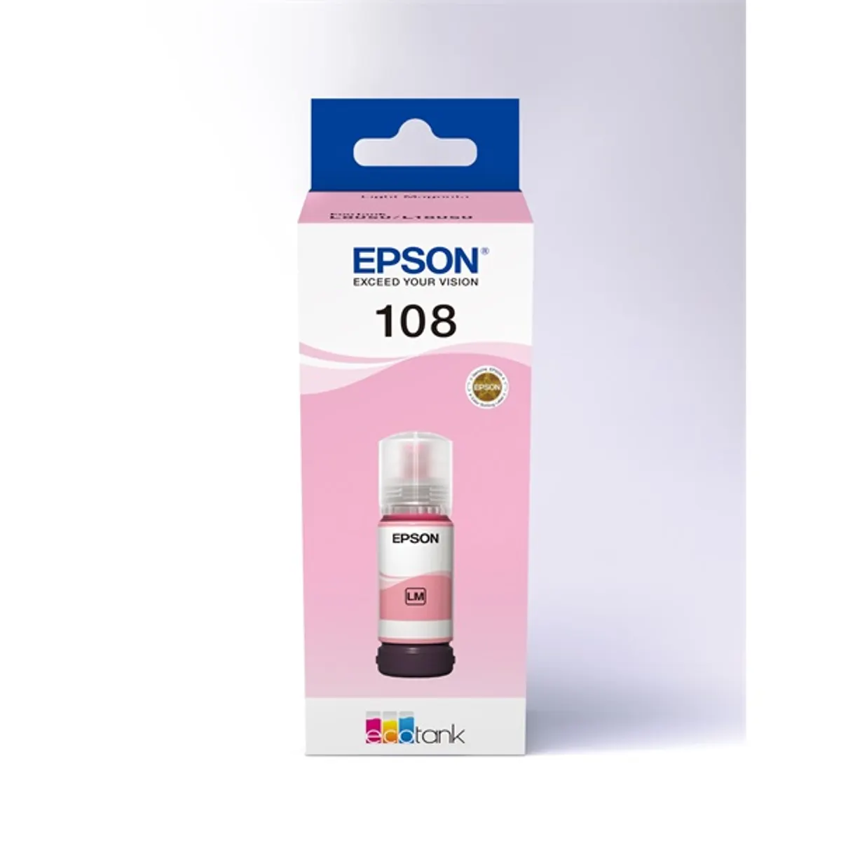 EPS con C13T09C64A Tintapatron kompatibilis Ecotank L8050 L18050 világospiros 70 ml #1