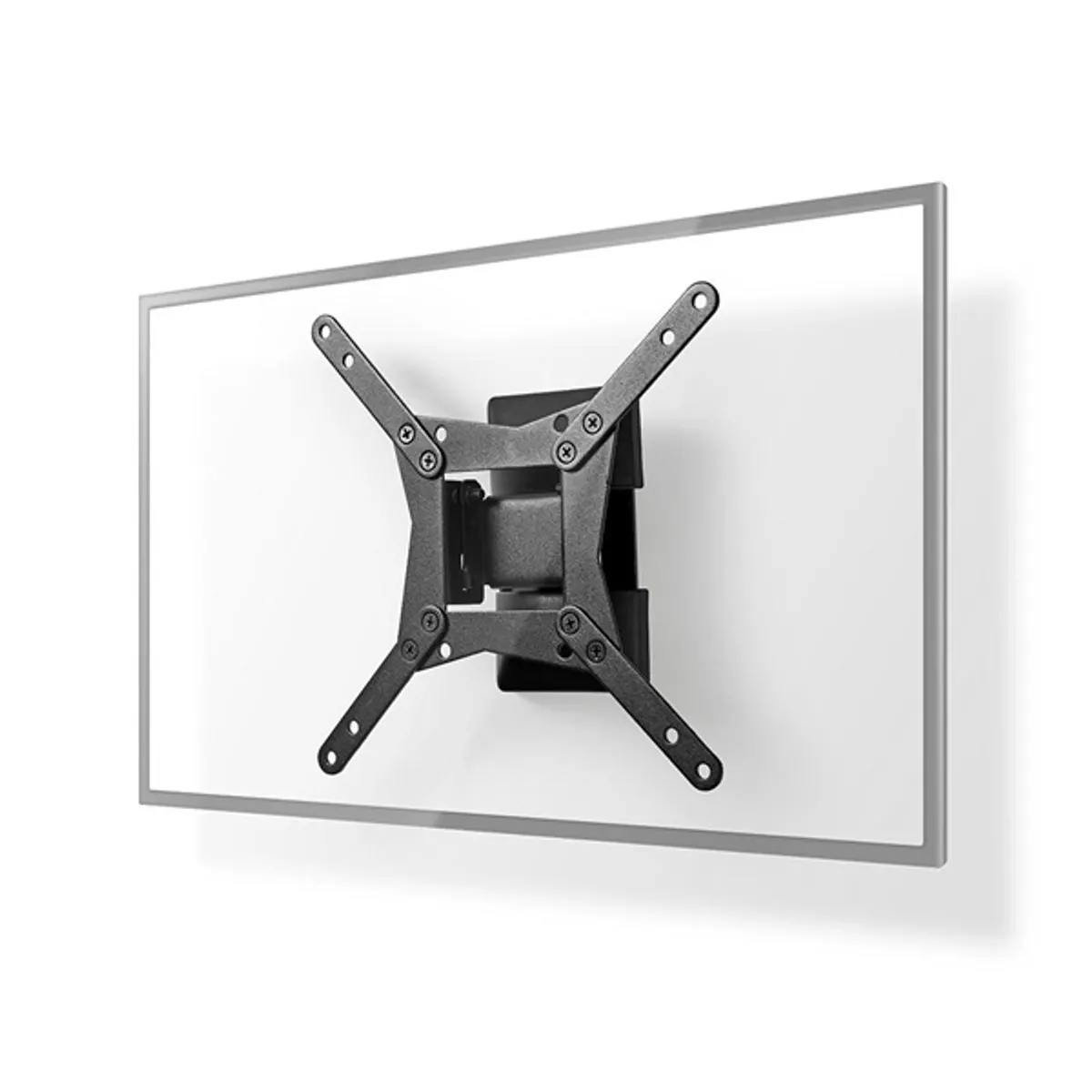 Nedis TVWM11BK dönthető és forgatható fali konzol 10"-32" méret 30 kg VESA 75x75 100x100 200x100 200x200 döntés 15 fok forgás 140 fok #6