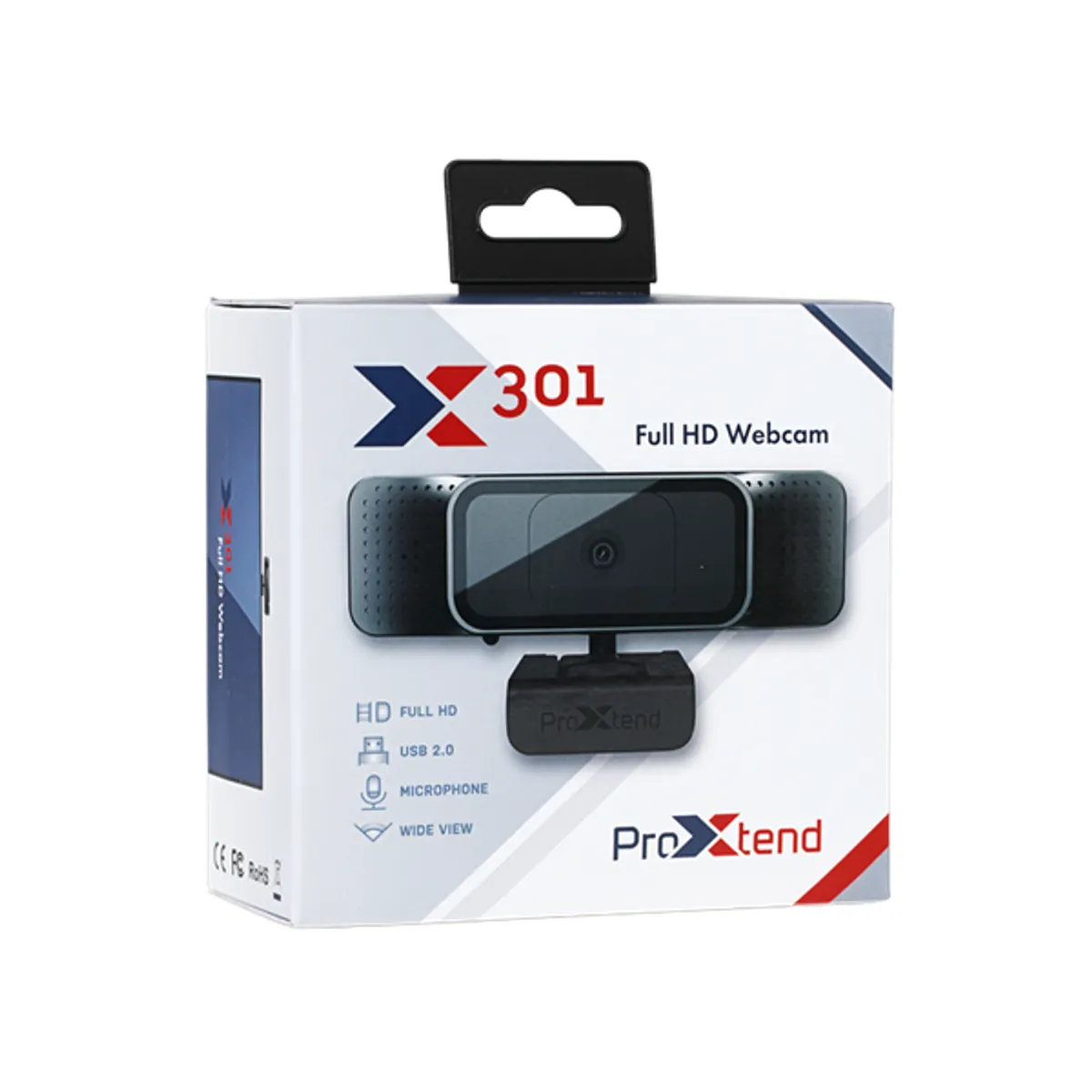 ProXtend PX-CAM001 X301 Full HD webkamera 5MP USB-A 2.0 mikrofon #4