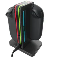Hyperkin M07718 Power Spire Nintendo Switch 2 Joy-Con fekete töltőállvány