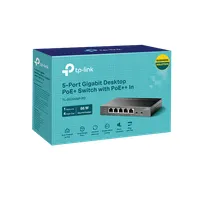 TP-LINK TL-SG1005P-PD 5-portos Gigabit asztali PoE bemenet és 4 PoE kimenet kapcsoló IEEE 802.3af, at, bt #2
