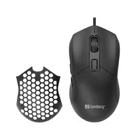 Sandberg 640-28 FlexCover 6D gamer egér Cserélhető felső burkolat DPI 800-12800 USB 2.0 1,5 m fonott kábel Huano kapcsoló #5