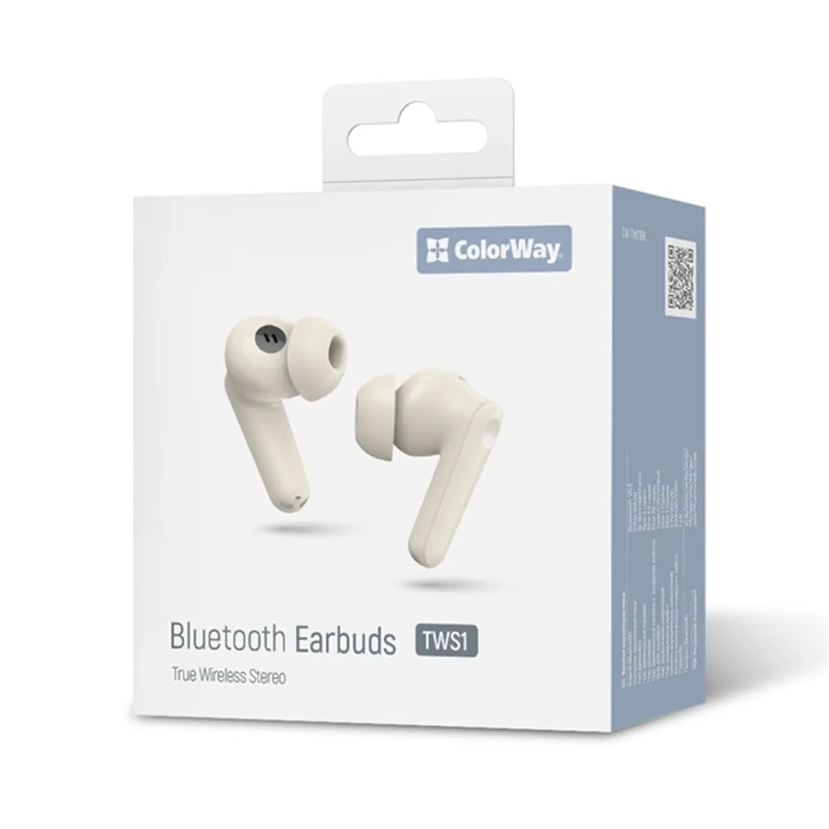 ColorWay CW-TWS1BE slim fülhallgató tws bluetooth 5.3 usb-c bézs 13mm 400 mAh tok #10