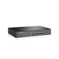 TP-LINK TL-SG1008 8-portos gigabites switch rackbe szerelhető Auto MDI MDIX nem menedzselhető 1Gb Réz 16Gbps