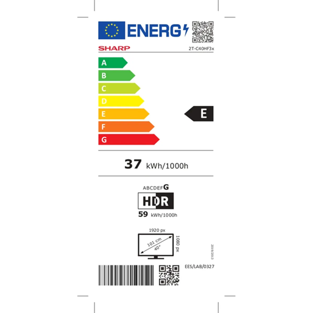 Sharp 40HF3265E 40HF3265E 40" Full HD Google TV 3x HDMI 60 Hz DVB T C S2 VESA 200x200 #9