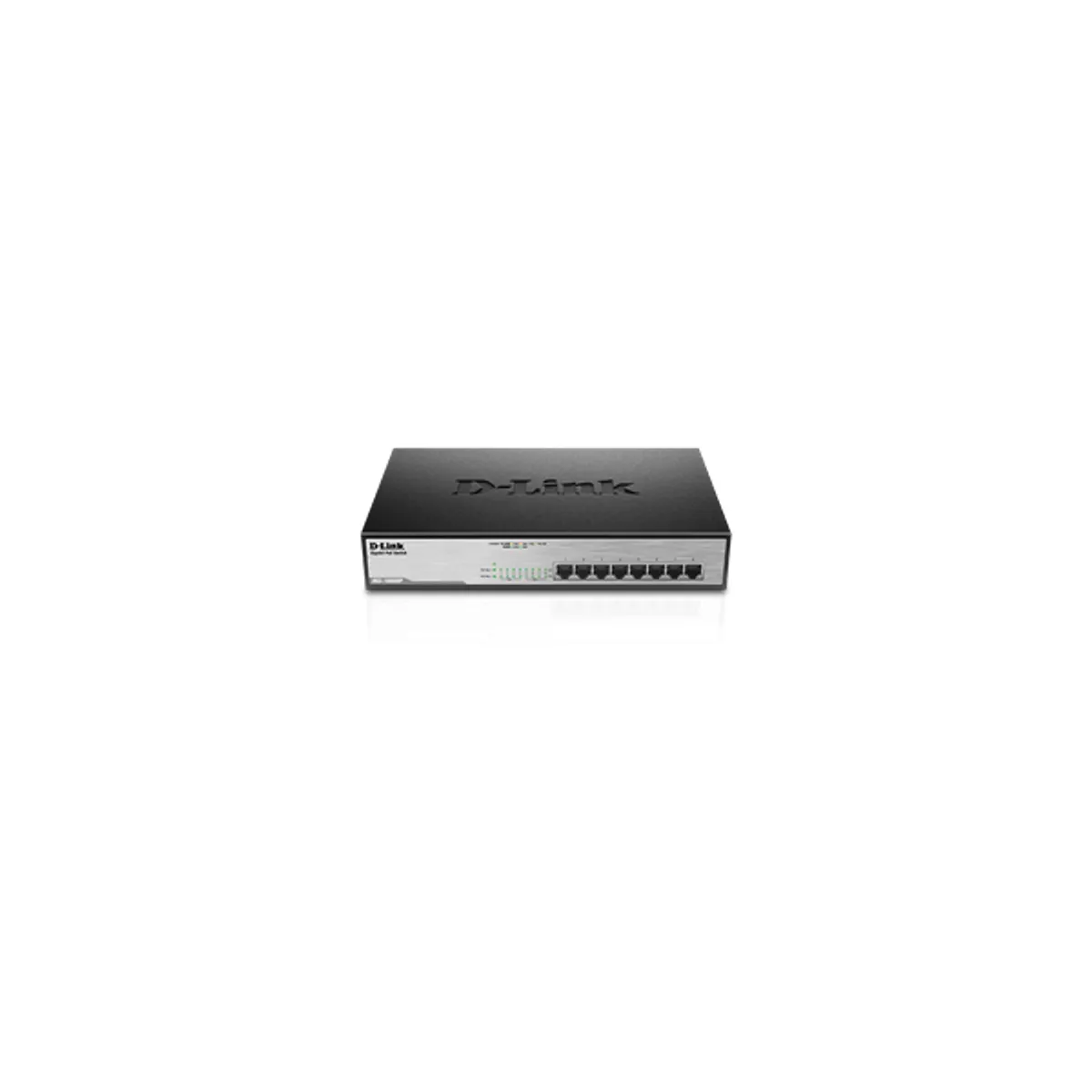 DLINK DGS-1008MP 8-portos PoE switch, nem menedzselhető, rackre szerelhető, 16 Gbps #1