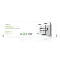 NEDIS TVWM1031BK rögzített fali TV-tartó 23-55" max. 35 kg VESA 100x100-400x400 23 mm faltól #2