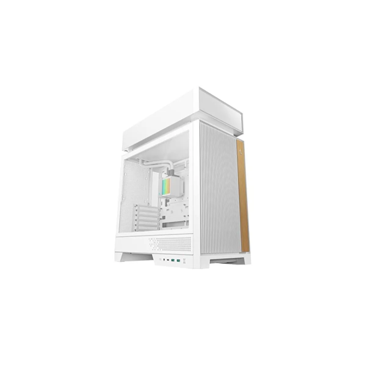 DEEPCOOL R-CL6600-WHNNA0-G R-CL6600 fehér alsó 2x120mm ARGB Reverse Blade #1