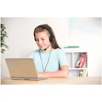 Kensington K97601WW USB A fejhallgató mikrofonnal 40 mm hangszórók passzív zajszűrő mikrofon 1,8 m USB kábel 94 dB-re korlátozott hangerő Windows Mac #6
