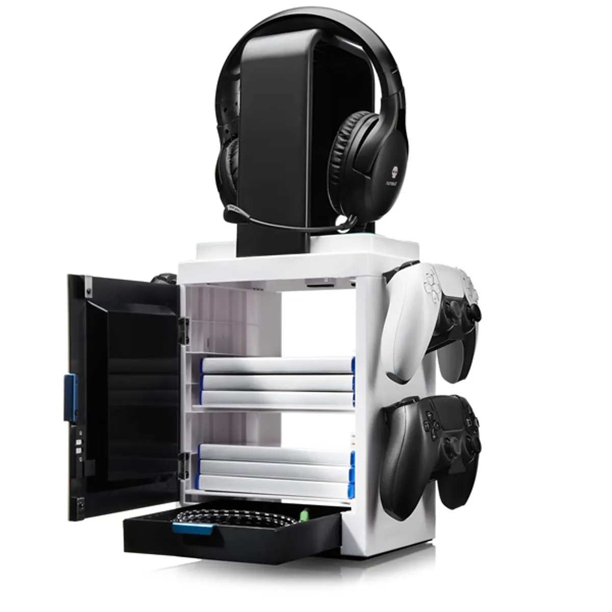 NUMSKULL NS4193 PS5 szekrényes játéktartó állvány LED-világítással #2