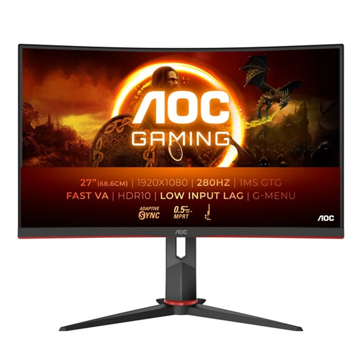 AOC C27G2Z3/BK G2 27" 1920x1080 1500R HDR10 1ms 280Hz #1