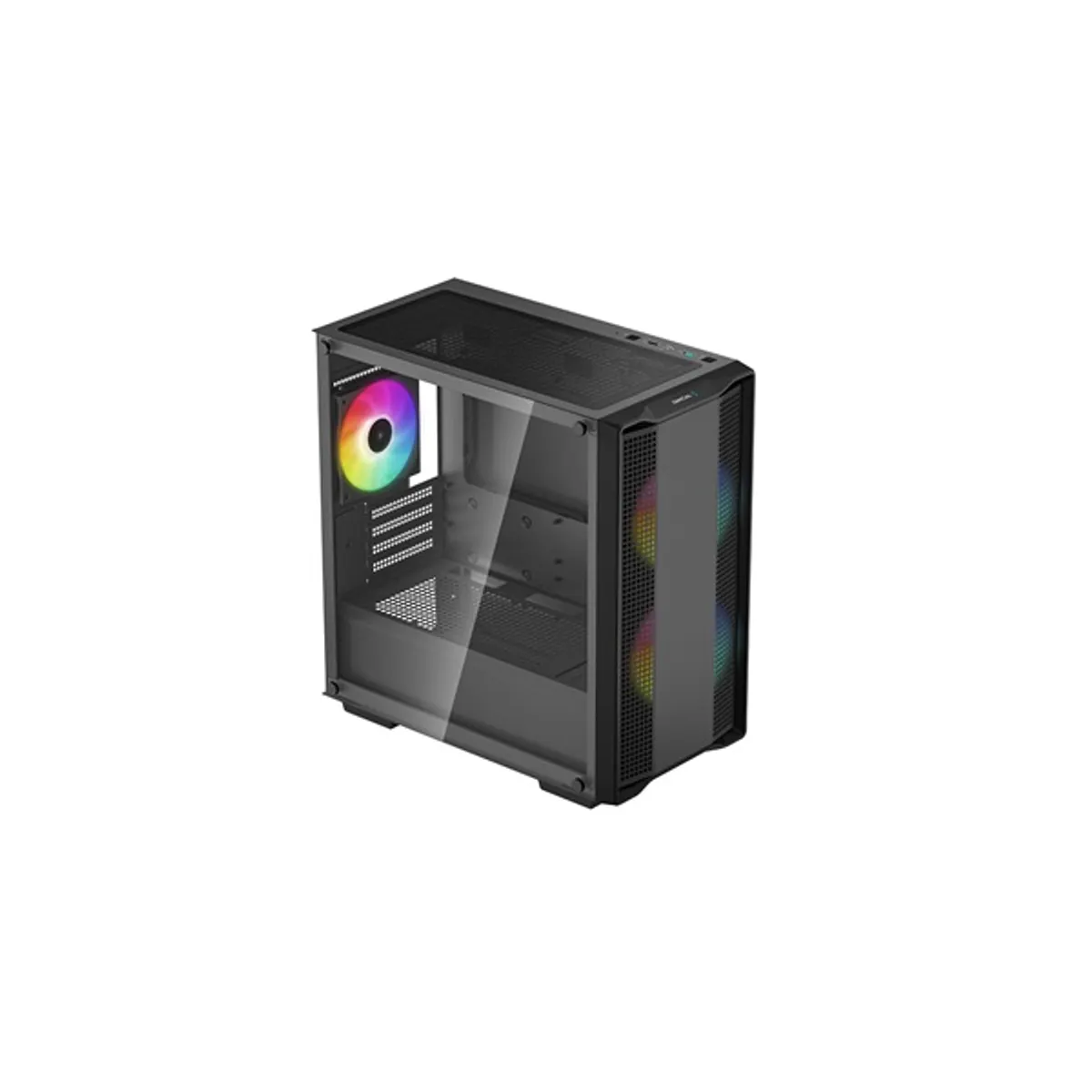 DeepCool R-CC360-BKAPM3-G-1 CC360 ARGB táp nélküli ablakos Micro-ATX és Mini-ITX #1