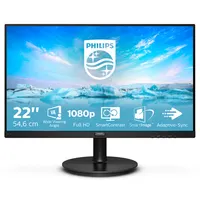 PHI MON 221V8A00 21.5" VA 1080p 75Hz 4ms Beépített tápegység 250 nit 3000:1 HDMI D-Sub fejhallgató kimenet hangszóró Dönthető VESA 100x100 Fekete